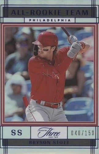 2022 Panini Three and Two - Bryson Stott #ART-8