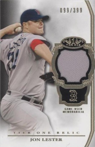2013 Topps Tier One - Jon Lester #TOR-JL
