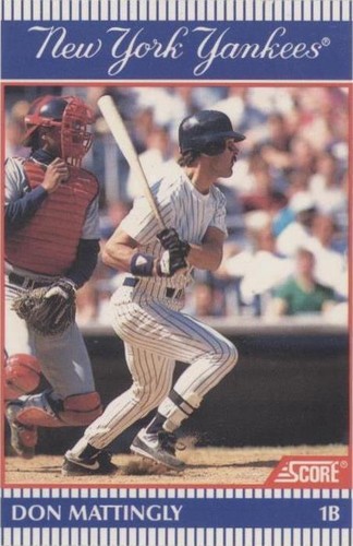1990 Score NatWest Banks New York Yankees - Don Mattingly #2