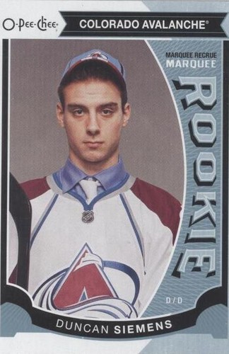 2015-16 O-Pee-Chee - Duncan Siemens #546