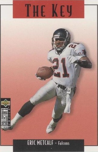 1995 Upper Deck Collector's Choice Update Eric Metcalf #U86