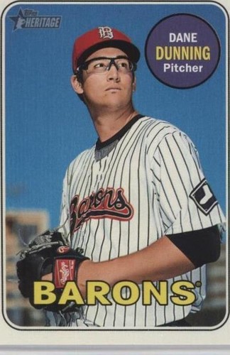 2018 Topps Heritage Minor League Edition - Dane Dunning #58