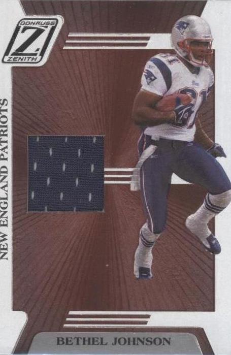 2005 Donruss Zenith Bethel Johnson #Z -52