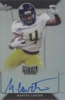 2018 Leaf Metal Draft Martez Carter #BA-MC1