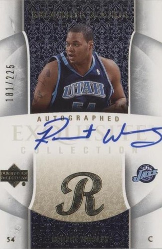2005-06 Upper Deck Exquisite Collection - Robert Whaley #87-AP