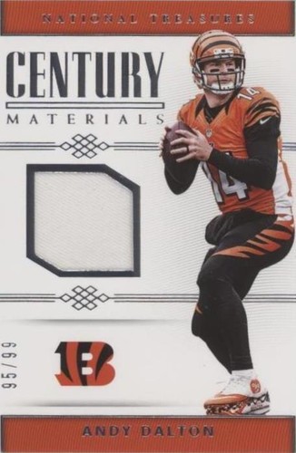 2017 Panini National Treasures Andy Dalton #85