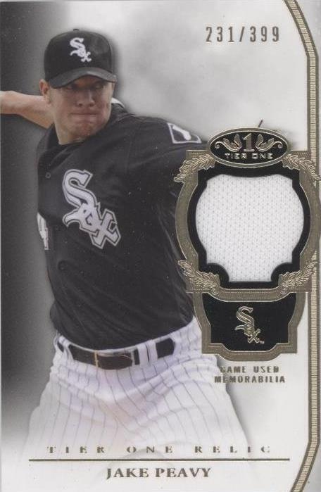 2013 Topps Tier One - Jake Peavy #TOR-JP
