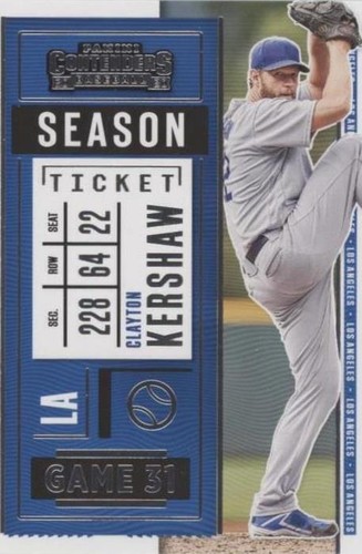 2020 Panini Contenders - Clayton Kershaw #88
