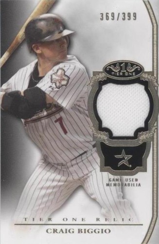 2013 Topps Tier One - Craig Biggio #TOR-CB