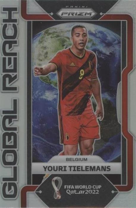 2022 Panini Prizm World Cup Qatar Youri Tielemans #16
