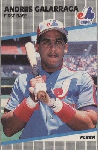 1989 Fleer - Andres Galarraga #376