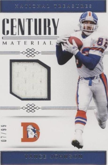 2017 Panini National Treasures Vance Johnson #88