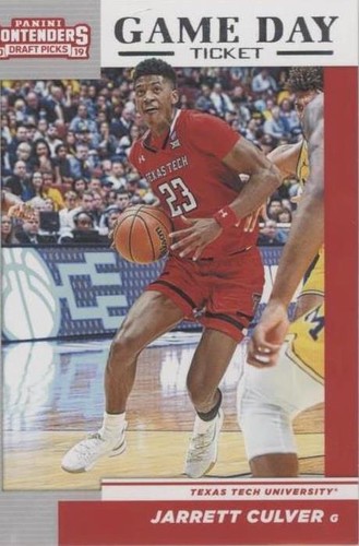 2019-20 Panini Contenders Draft Picks - Jarrett Culver #6