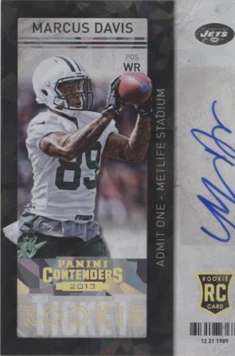 2013 Panini Contenders Marcus Davis #130
