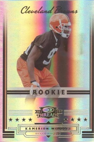 2006 Donruss Threads Kamerion Wimbley #185