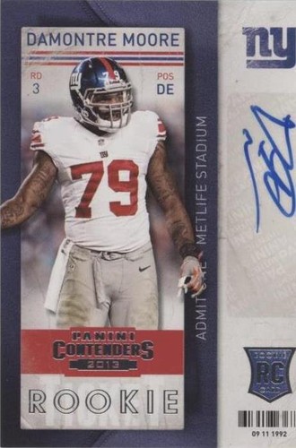 2013 Panini Contenders Damontre Moore #126