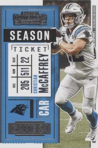 2020 Panini Contenders Christian McCaffrey #88