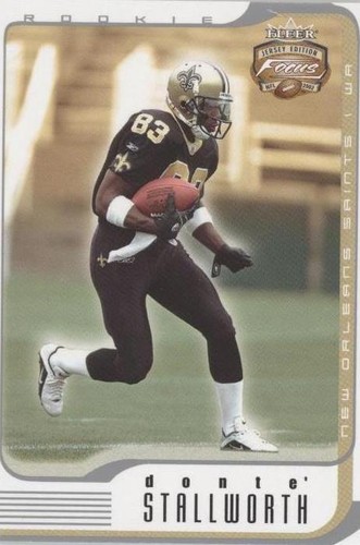 2002 Fleer Focus Jersey Edition Donte Stallworth #118