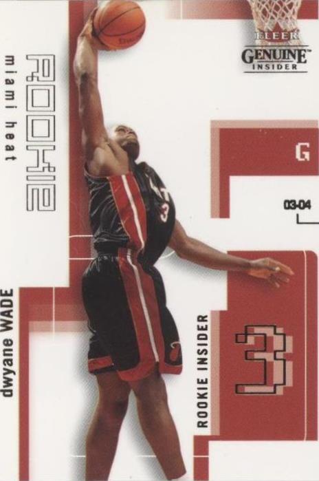 2003-04 Fleer Genuine Insider - Dwyane Wade #110
