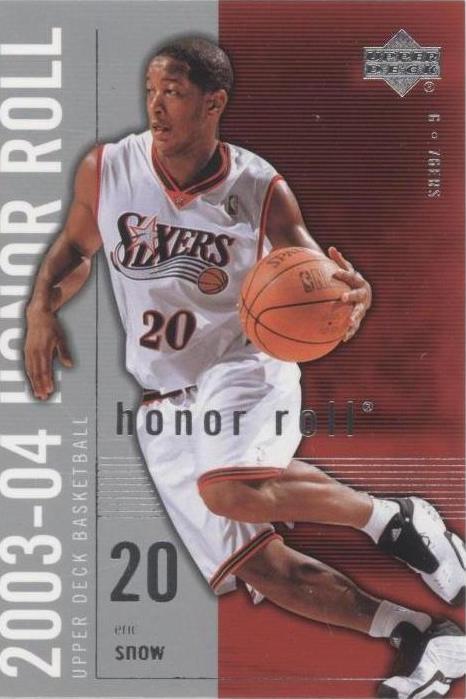 Rollo de honor de cubierta superior 2003-04 - Eric Snow #65