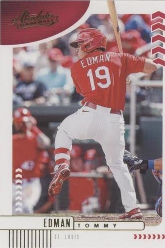 江戸男【Edman】 2020 Panini Absolute #73 Tommy Edman Silver #/199 | eBay