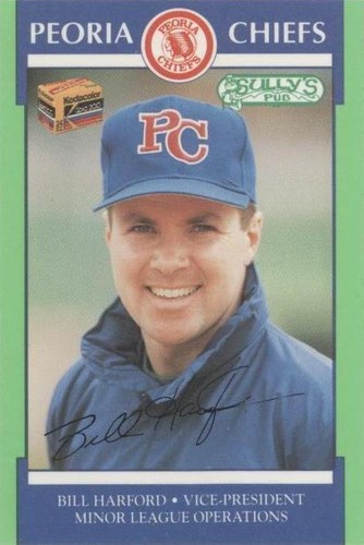 1990 Kodak Peoria Chiefs - Bill Harford #34