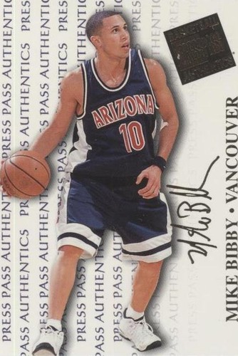 1998 Press Pass Authentics - Mike Bibby #1