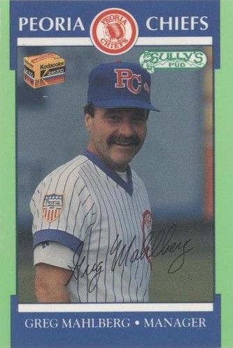 1990 Kodak Peoria Chiefs - Greg Mahlberg #31