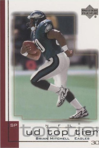 2001 Upper Deck UD Top Tier Brian Mitchell #132