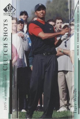 2005 SP Authentic - Tiger Woods #58
