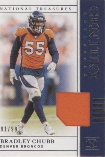 2019 Panini National Treasures Bradley Chubb #CM-37