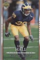 2007 Upper Deck First Edition Leon Hall #112