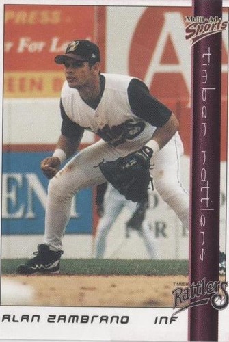 1999 Multi-Ad Sports Wisconsin Timber Rattlers - Alan Zambrano #30