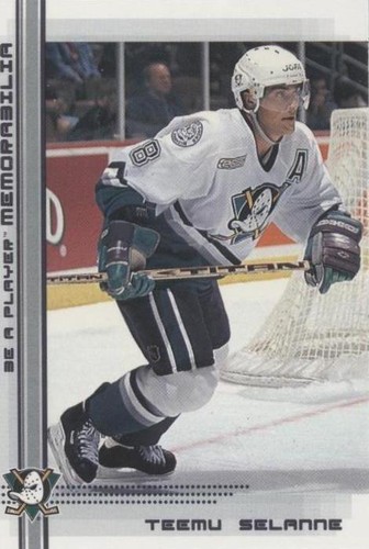 2000-01 In the Game Be A Player Memorabilia - Teemu Selanne #272