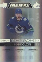 2021-22 Upper Deck Credentials - Vasily Podkolzin #142