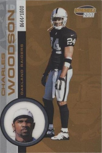 2001 Pacific Invincible Charles Woodson #180