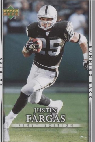 2007 Upper Deck First Edition Justin Fargas #71