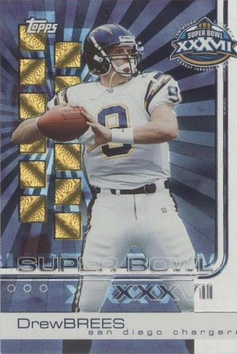 2003 Topps Finest Drew Brees #8