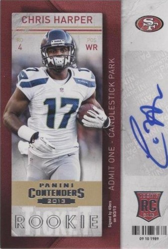 2013 Panini Contenders Chris Harper #118