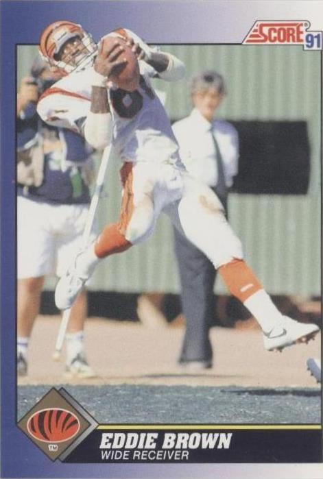 1991 Score Eddie Brown #37