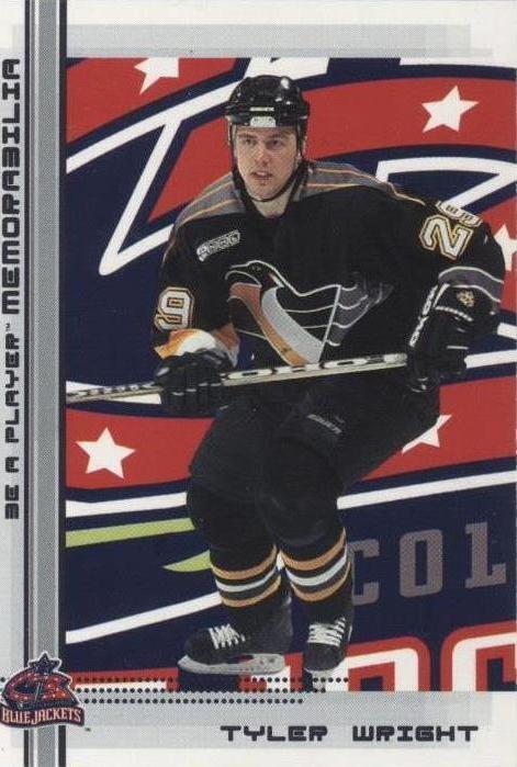 2000-01 In the Game Be A Player Memorabilia - Tyler Wright #130