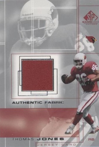 2001 SP Game Used Edition Thomas Jones #TJ
