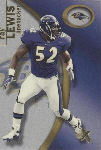 2001 Fleer E-X Ray Lewis #47