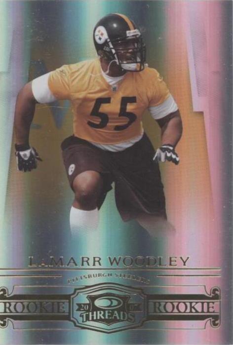 2007 Donruss Threads LaMarr Woodley #206