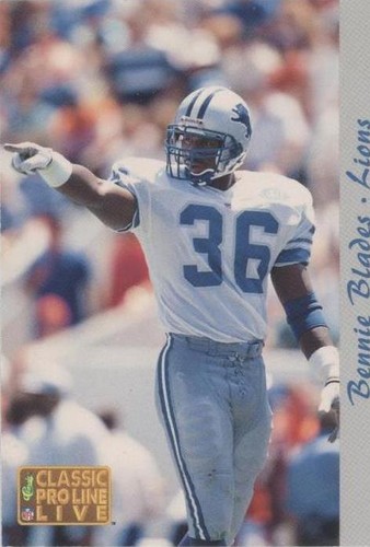 1993 Classic Pro Line Live Bennie Blades #77
