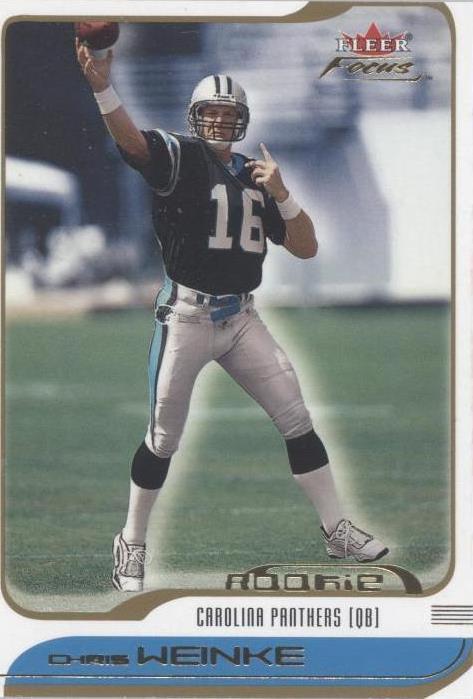 2001 Fleer Focus Chris Weinke #200