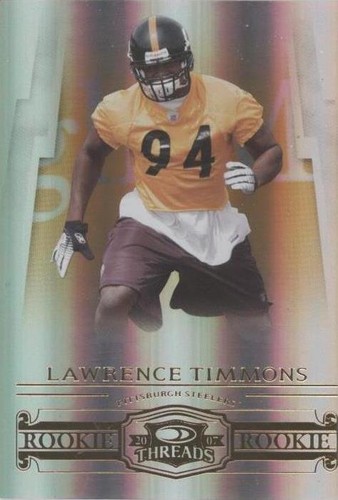2007 Donruss Threads Lawrence Timmons #220