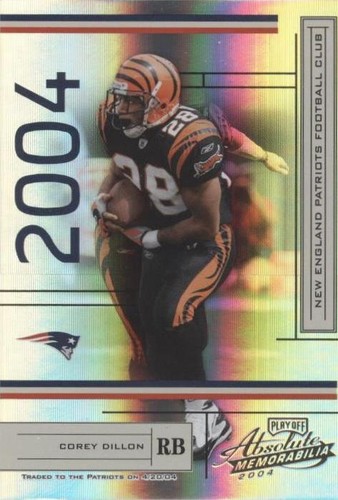 2004 Playoff Absolute Memorabilia Corey Dillon #29