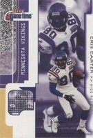 2001 Fleer Game Time Cris Carter #12