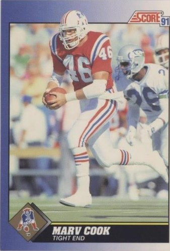 1991 Score Marv Cook #71